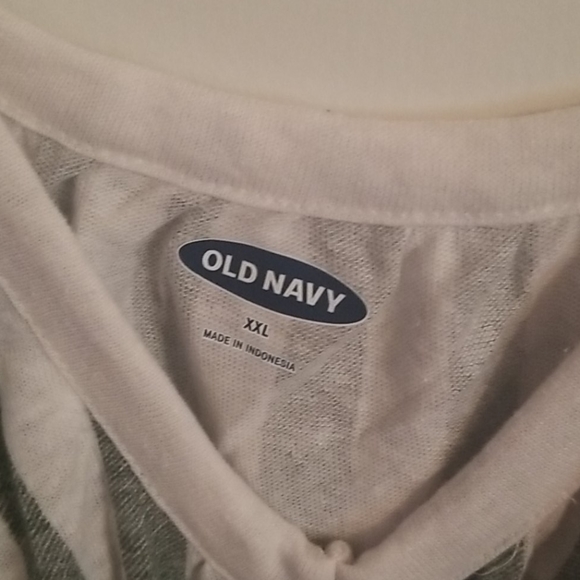 Old Navy Green/White Tank Top Size XXL - Picture 2 of 3
